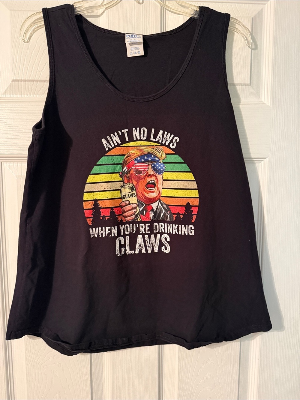 Trump Funny  Black Tank Top